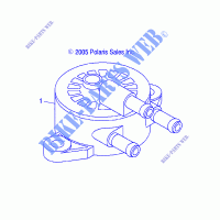 ENGINE, FUEL PUMP   A08LH27AW/AX/AZ (4999202079920207D12) for Polaris SPORTSMAN 300 4X4 2008