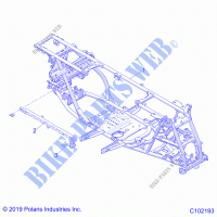 CHASSIS, MAIN FRAME   A23SYY95AD (C102193) for Polaris SPORTSMAN TOURING 1000 2023