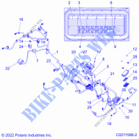 ELECTRICAL, HARNESS   A23SYE95PM (C0211598 2) for Polaris SPORTSMAN TOURING XP 1000 2023