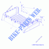 BED BOX   R12RC08GA/GH/FA/FH (49RGRBOX10) for Polaris RANGER EV/LEV 4X4 2012