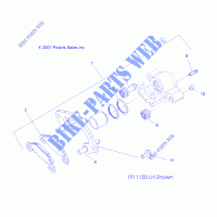 FRONT BRAKE CALIPER   A14GH85AD/EAI (49ATVBRAKEFRT09Q60) for Polaris SCRAMBLER 850 XP HO / EPS 2014