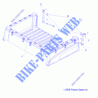 BED BOX   R10RH45AG/AH/AR (49RGRBOX10) for Polaris RANGER 4X4 400 HO 2010