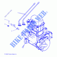 ENGINE, FUEL INJECTOR   R10WH76AG/AH/AR/AV/WY76AW/AZ (49RGRFUELINJECT097004X4) for Polaris RANGER 4X4 800 EFI CREW 2010