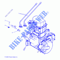 ENGINE, FUEL INJECTOR   R10HR76AG/AR (49RGRFUELINJECT097004X4) for Polaris RANGER 6X6 800 EFI 2010