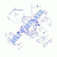 TRANSMISSION MOUNTING   R06RD68AA/AB/AC/AD/AE/AF (4999202219920221B05) for Polaris RANGER XP 4x4 700 2006
