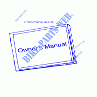OWNERS MANUAL   A14MH46AA/AH/MS46AA (49ATVOM07OTLW90) for Polaris SPORTSMAN 400 HO 4X4 / SE  2014