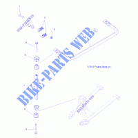 STABILIZER BAR   A14ZN5EAB/C/M/S (49ATVSTABILIZER14SP550) for Polaris SPORTSMAN XP 550 EPS 2014