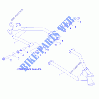 FRONT WISHBONES   R15YAV17AA/AF/BA/BF (49RGRAARM09RZR170) for Polaris RZR 170 2015