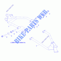FRONT WISHBONES   R14VA17AA/AF (49RGRAARM09RZR170) for Polaris RZR 170 2014