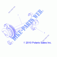 ENGINE, BALANCER   Z14XT9EAO (49RGRBALANCER11RZR875) for Polaris RZR 4 900 LE 2014