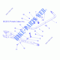 TORSION BAR, REAR   Z14XT9EAO (49RGRSTABILIZERRR11RZR875) for Polaris RZR 4 900 LE 2014