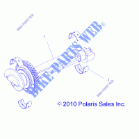 ENGINE, BALANCER   Z14JT87AD/9EAO/9EAOL/9EAL (49RGRBALANCER11RZR875) for Polaris RZR 900 / EPS LE 2014