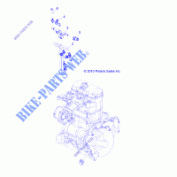 ENGINE, FUEL INJECTOR   Z14VE76FX/FI (49RGRFUELINJECT11RZRS) for Polaris RZR S 800 INTL EFI/ISRAEL  2014