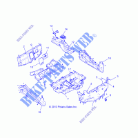 FLOOR   ROCKER PANELS   Z14ST1EAM/EAW/EAK/EAN/EFW (49RGRFLOOR14RZR1000) for Polaris RZR XP 1000 EPS 2014
