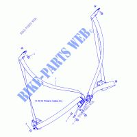 SEAT BELT MOUNTING   Z14ST1EAM/EAW/EAK/EAN/EFW (49RGRSB14RZR1000) for Polaris RZR XP 1000 EPS 2014