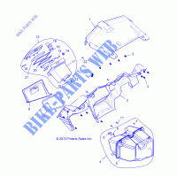 DASHBOARD   GLOVEBOX   Z146T1EAM/EAW (49RGRDASH1410004) for Polaris RZR XP 4 1000 EPS 2014