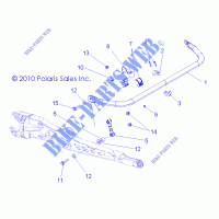 TORSION BAR, REAR   R13XT9EAL (49RGRSTABILIZERRR11RZR875) for Polaris RZR 4 XP JAGGED X 2013