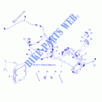 WIRE HARNESS, EPS   R13VH76AC/AD/AN/AS/EAI (49RGRHARNESS12RZREPS) for Polaris RZR 800 EFI 2013
