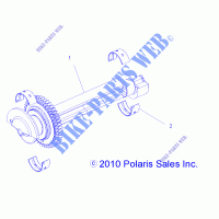 ENGINE, BALANCER   R13JT87AD/AL/9EAK/EAL/EAO/EAT/EAW/EAP (49RGRBALANCER11RZR875) for Polaris RZR XP 900 EFI 2013