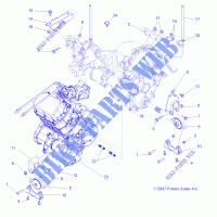 TRANSMISSION MOUNTING   R11XH76AW/AZ/XY76AA (49RGRENGINEMTG10RZRS4) for Polaris RZR 4/EPS RGE 2011