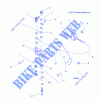 BRAKES, VALVE SYSTEM   A14MH57FA/FJ (49ATVBRAKEVALVE14SP570F) for Polaris SPORTSMAN 570 FOREST 2014