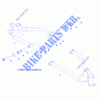 FRONT WISHBONES   A10VA17AA/AD (49RGRAARM09RZR170) for Polaris RZR 170 2010