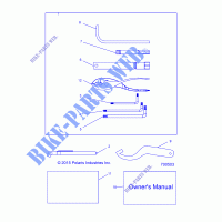REFERENCES, TOOL KIT AND OWNERS MANUALS   R16RCA57A1/A4/B1/B4 (700503) for Polaris RANGER 570 FULL SIZE 2016
