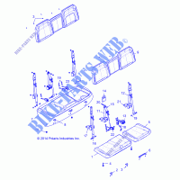 SEAT   R16RVA87A1/B1/E87A9/B9 (49RGRSEAT15CREW1) for Polaris RANGER CREW 900 ALL OPTIONS  2016