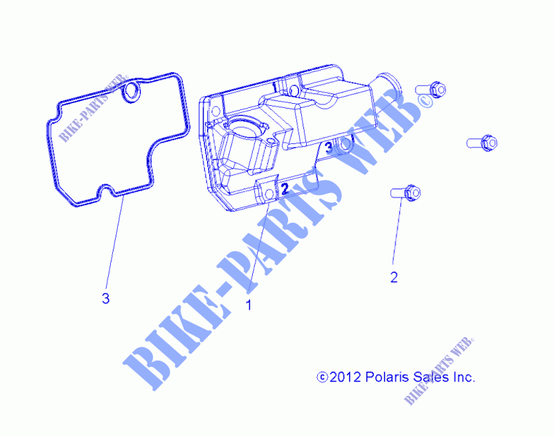 ENGINE, BREATHER   Z16VBE87FR/NR/JR (49RGRBREATHER13900XP) for Polaris RZR RS1 2019