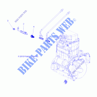 ENGINE, FUEL INJECTOR   A14CF76AA (49ATVFUELINJECT116X6) for Polaris SPORTSMAN BIG BOSS 6X6 800 EFI 2014