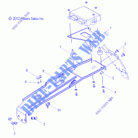 CHASSIS, CLUTCH GUARD ASM.   S15PU6NSL/NEL (49SNOWCLUTCHGUARD13WIDE) for Polaris WIDETRAK 2015