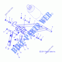 FRONT TORQUE ARM   S15CL8/CW8 ALL OPTIONS (49SNOWFTA12SBASLT) for Polaris SWITCHBACK 2015