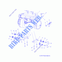 ENGINE, MOUNTING  S14CR5BSA/BSL (49SNOWENGINEMOUNT14550) for Polaris INDY 2014