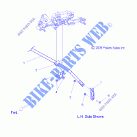 SWAY BAR   S14CB6/CP6 ALL OPTIONS (49SNOWSWAYBAR10PR) for Polaris INDY 2014