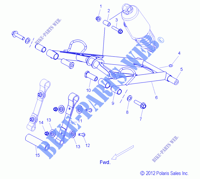 FRONT TORQUE ARM   S14BS6GSA/GSL/GEL (49SNOWFTA13SB) for Polaris SWITCHBACK 2014