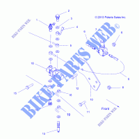 BRAKES, VALVE SYSTEM   A14DH57FJ (49ATVBRAKEVALVE14SP570F) for Polaris SPORTSMAN TOURING 570 EFI INTL 2014