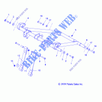 FRONT TORQUE ARM   S11PU6MSL/MEL (49SNOWFTA10WIDEIQ) for Polaris UTILITY 2011