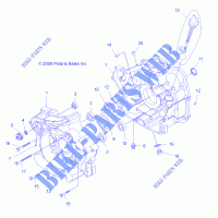 CRANKCASE   A14TN5EAA/EAD (49ATVCRANKCASE09SPXP550) for Polaris SPORTSMAN X2 550 EPS 2014