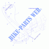ENGINE, BREATHER   A14TN5EAA/EAD (49ATVBREATHER09SPXP550) for Polaris SPORTSMAN X2 550 EPS 2014