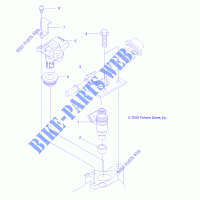 ENGINE, FUEL INJECTOR   A14TN5EAA/EAD (49ATVFUELINJECT09SPXP550) for Polaris SPORTSMAN X2 550 EPS 2014