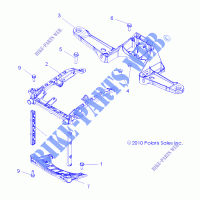 FRONT RACK SUPPORT   A14TN5EAA/EAD (49ATVRACKMTG11SPTRG550) for Polaris SPORTSMAN X2 550 EPS 2014