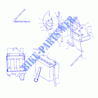 BATTERY BOX   S04ND4BS/BSA (4988678867C10) for Polaris CLASSIC 2004