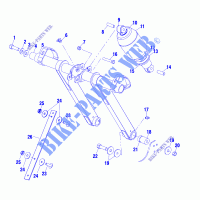 FRONT TORQUE ARM   S03NB4BS (4977887788B09) for Polaris OTHERS 2003