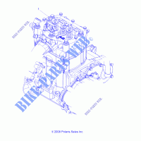 LONG BLOCK   A13CF76FF (49ATVENGINE096X6) for Polaris SPORTSMAN FOREST 800 6X6 2013