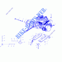 ENGINE MOUNTING   S02SS7CS/CE (4969396939C06) for Polaris SKS 2002