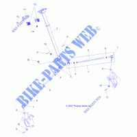 STEERING POST   ASM.   A13ZN85AA/AQ/AZ (49ATVSTEERING09Q60) for Polaris SPORTSMAN XP 850 2013