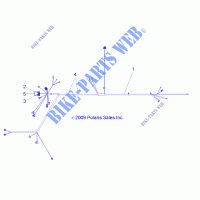 WIRE HARNESS   A13NA32AA (49ATVHARNESS10TBLZR) for Polaris TRAIL BLAZER 330 2013
