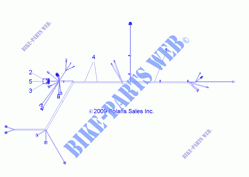 WIRE HARNESS   A13NA32AA (49ATVHARNESS10TBLZR) for Polaris TRAIL BLAZER 330 2013