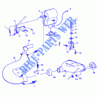 EXHAUST SYSTEM ULTRA 0986778 (4943554355C004) for Polaris OTHERS 1998