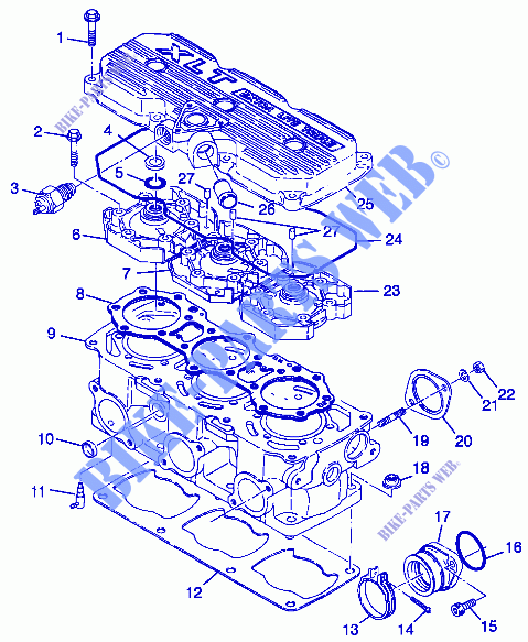 CYLINDER   0985776 (4942164216C008) for Polaris OTHERS 1998